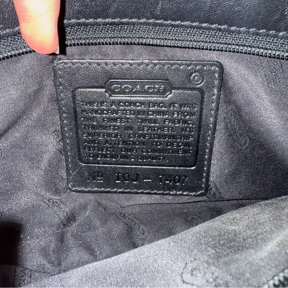 Vintage coach Mercer Demi baguette twill 7407 mini bag - Picture 4 of 13
